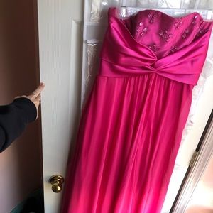 Dark Pink Prom Dress